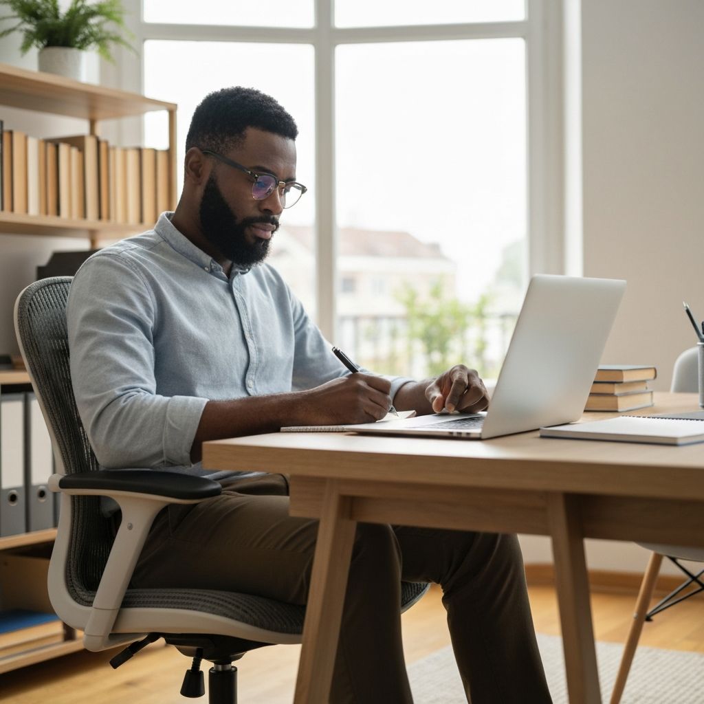 Professional learning online from home